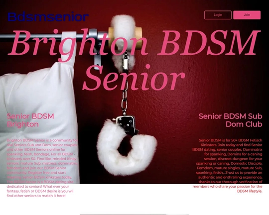 BDSM Senior Brighton Logo